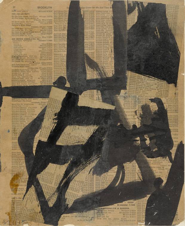 Franz Kline, "Untitled II" (c. 1952)